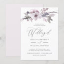 Search for purple and grey wedding invitations Floral