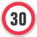 Search for number 30 stickers Round