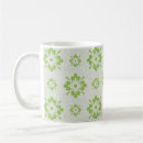 Search for green floral design mugs Vintage