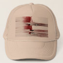 Search for red abstract hats Face