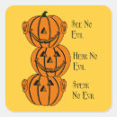 Search for evil pumpkin stickers Trick or treat