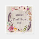 Search for boho bridal shower napkins Watercolor