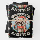 Search for raccoon christmas wrapping paper Matching