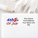 Search for us flag return address labels America