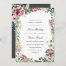 Search for burgundy grey invitations Botanical
