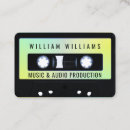 Search for cassette tape business cards Deejay