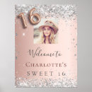 Search for silver sweet 16 party decor Glitter