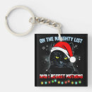 Search for black cat funny key rings Meow