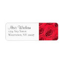 Search for black rose return address labels Simple