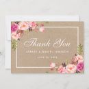 Search for kraft wedding thank you cards Vintage