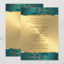 Search for teal and gold quinceanera invitations Quinceañera