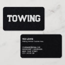 Search for towing business cards Trucking
