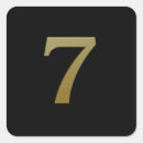 Search for number 7 stickers Gold