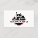 Search for trucking company business cards 18 wheeler