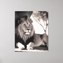 Search for african lion canvas prints Nature