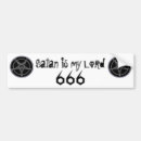 Search for satan bumper stickers 666