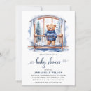 Search for winter baby boy shower invitations Typography
