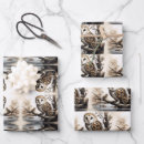 Search for branch wrapping paper Owls