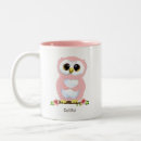 Search for pink owl mugs Cartoon