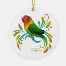 Search for lovebird christmas tree decorations Parrots