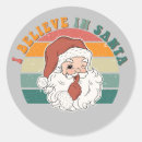 Search for retro santa stickers Vintage