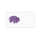 Search for hippopotamus return address labels Hippos