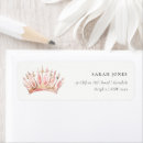Search for castle return address labels Watercolor