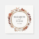 Search for floral wedding napkins Watercolor foliage