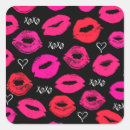 Search for red lips kiss stickers Valentine