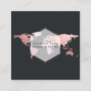 Search for global business cards World map