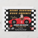 Search for cars 1st birthday invitations Baby boy