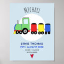 Search for children train posters Blue
