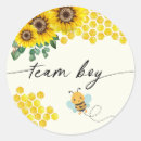 Search for small bee stickers Sunflowers