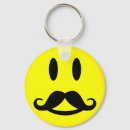 Search for mustache key rings Funny