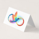 Search for infinity business cards Rainbow