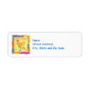 Search for dots and stripes return address labels For her