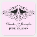 Search for love bird wedding stickers Modern
