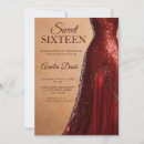 Search for red gown invitations Sparkle