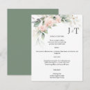 Search for menu 4x5 wedding invitations Watercolor