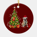 Search for bulldog christmas tree decorations Xmas