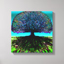 Search for tree of life canvas prints Blue
