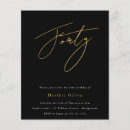 Search for paper birthday invitations Black and white