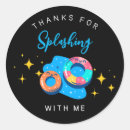 Search for kids pool party stickers Blue
