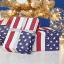 Search for stars and stripes wrapping paper White