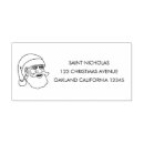 Search for christmas return address rubber stamps Santa