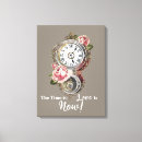 Search for clock canvas prints Flowers