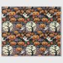Search for fall autumn wrapping paper Halloween