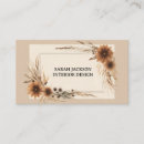 Search for dried flowers business cards Professional