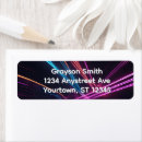 Search for striped background return address labels Colourful
