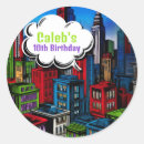 Search for comic birthday stickers Kids